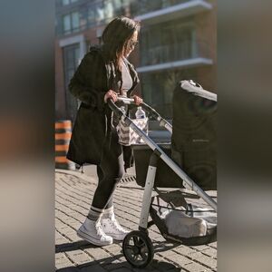 Thyme double layer maternity jacket with extension